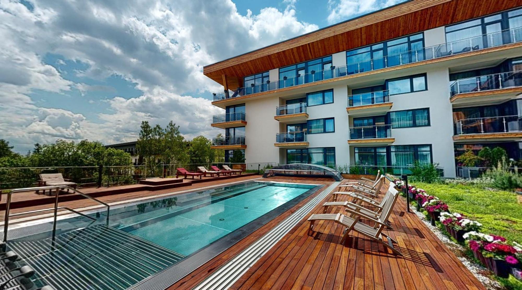 Apartmanovy Hotel Hrebienok Resort Vysoké Tatry المظهر الخارجي الصورة